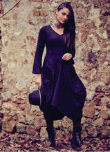 Load image into Gallery viewer, Long Sleeved Floral Boho Dress