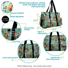 Load image into Gallery viewer, Zippered Caddy Organizer Tote - Inspiring Teacher