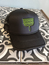 Load image into Gallery viewer, Neon Night Boot Stitch Trucker

