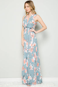SD5241 Floral maxi dress