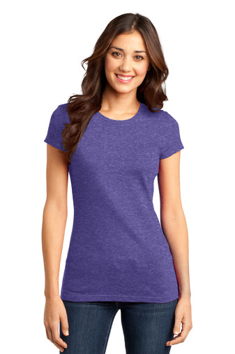 District Womens Fitted VIT Heathered Purple