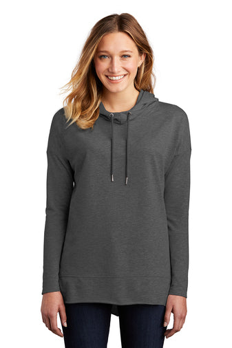 District Women's Featherweight French Terry Hoodie Washed Coal