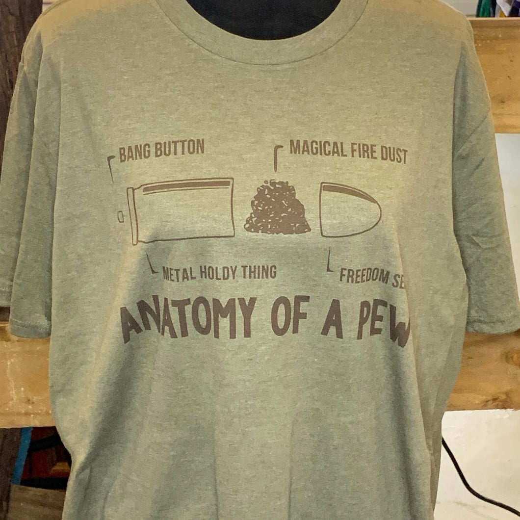 Anatomy of a Pew Shirt