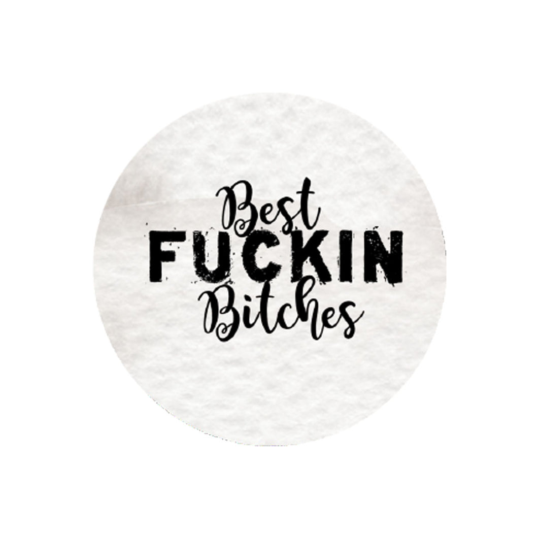 Best Fuckin Bitches Car Coaster