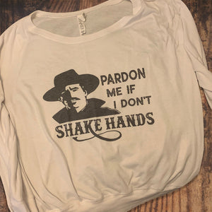 Pardon Me If I Don't Shake Hands