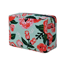 Load image into Gallery viewer, Large Cosmetic Case Travel Pouch - Floral Blossom
